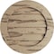 Ekena Millwork Timberthane Pecky Cypress Round Faux Wood Non-Functional Gable Vent, Primed Tan, 33"W x 33"H GVURRO33DPCPR - alternate 1